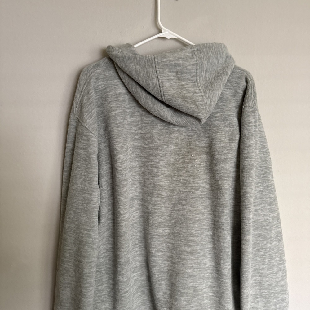 Quicksilver Hoodie Mens 2XL XXL Grey Pullover Hooded Surf Lightweight - Picture 8 of 12